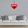 thumbnail image 3 of Big Dot of Happiness Karate Master - Hanging Porch Martial Arts Birthday Party Outdoor Decorations - Front Door Decor - 1 Piece Sign, 3 of 8