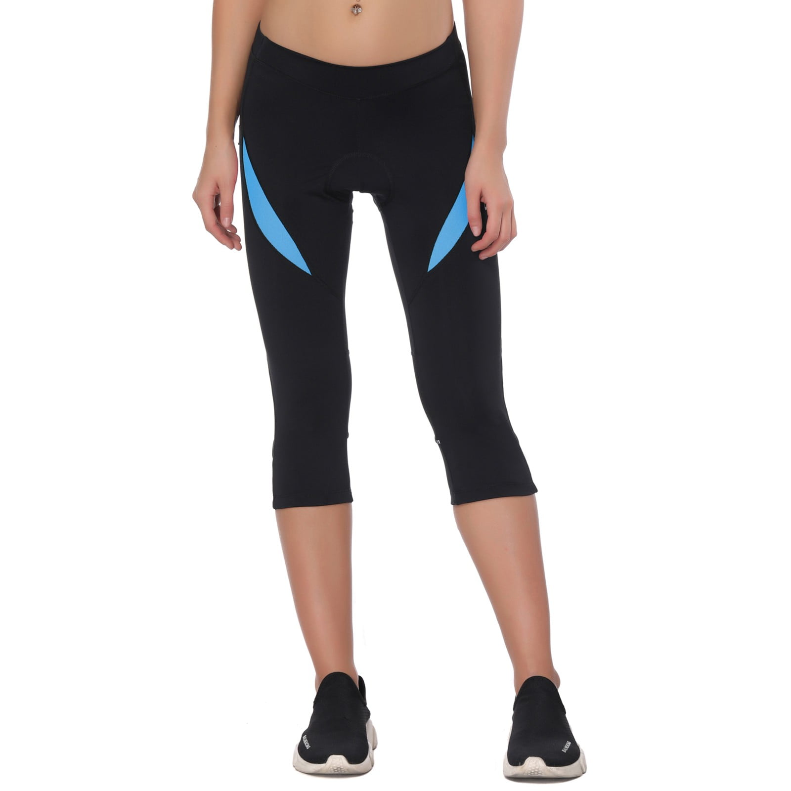 Santic Women's Cycling Shorts Padded Bicycle Capris Biking Pants Bike Tight  Breathable - Walmart.com