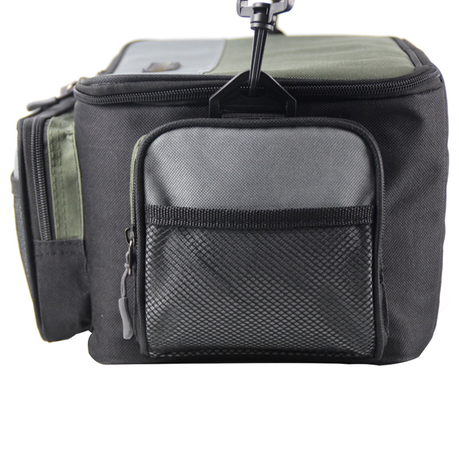 BELOWSYALER Organizers Large Capacity Fishing Tackle Bag Multipockets Lures Gear Storage Shoulders Crossbody Bag