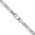 thumbnail image 3 of Primal Silver Sterling Silver Rhodium-plated 4mm Figaro Chain, 3 of 4