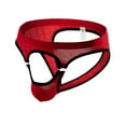 thumbnail image 4 of Mens Underwear Men Casual Fashion Solid Brief Panties Sexy Mesh Breathable Front Opening, 4 of 9