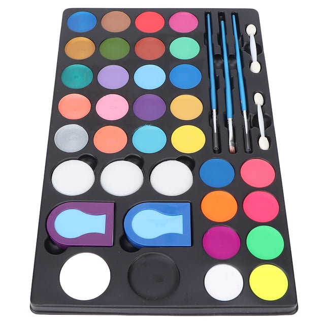 Cosplay Makeup Paint, Anti Fouling Professional Safe Easy Remove Face Paint Body Paint For Halloween Cosplay Costumes Festivals