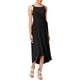 thumbnail image 1 of Vestido recto maison Jules con lazo en la cintura para mujer negro XS, 1 of 2