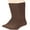 Brown, variant on Men's Cotton Dress Socks -6 pack- Thin Big Tall Crew Casual Black, Dark Navy, Dark Brown Sock Size 13-15 Shoe 12-15 XL (A05)