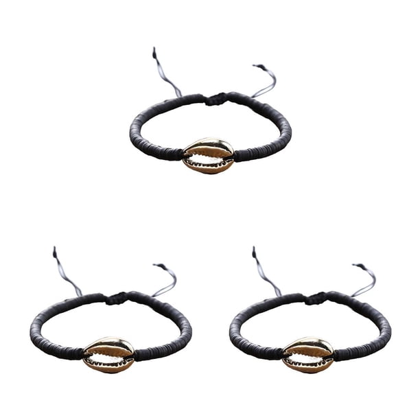 Sonducket 1 Juego de pulseras trenzadas, de concha, accesorio de moda, accesorios de mujer para el Día de San Valentín para el vestido diario, Type1 NO1 Sonducket CBP251280