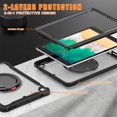 thumbnail image 3 of XYX For iPad 6th 2018/5th Gen 2017 Case 9.7 inch, 360 Rotating Hand Grip, Shoulder Strap, Heavy Duty Drop Protection, Transparent, 3 of 7