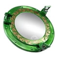 thumbnail image 3 of Hind Handicrafts Wall Mounted Vintage Nautical Ship Porthole Mirror for Home Decor | Pirate's Maritime Nautical Themed Decor | Vanity Mirror (12 INCHES, Green), 3 of 4