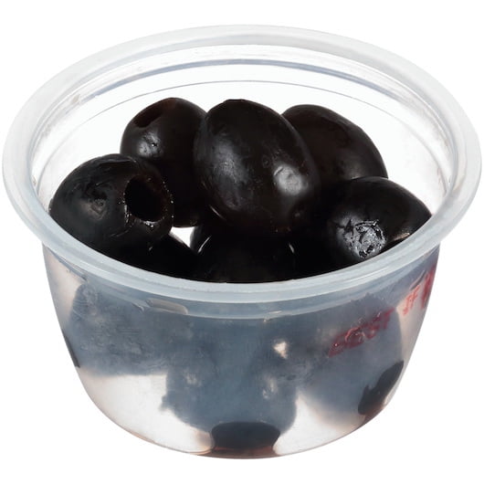 (Price/Case)Pearls Olives To Go Black Ripe Olive Cups, 1.2 Ounces, 8 per  case
