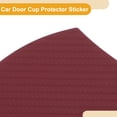 thumbnail image 6 of Unique Bargains 4 Pcs 79x89mm Universal 3D Car Door Cup Protector Sticker - Car Auto Door Handle Protective Film Anti-Scratches - Wine Red, 6 of 6