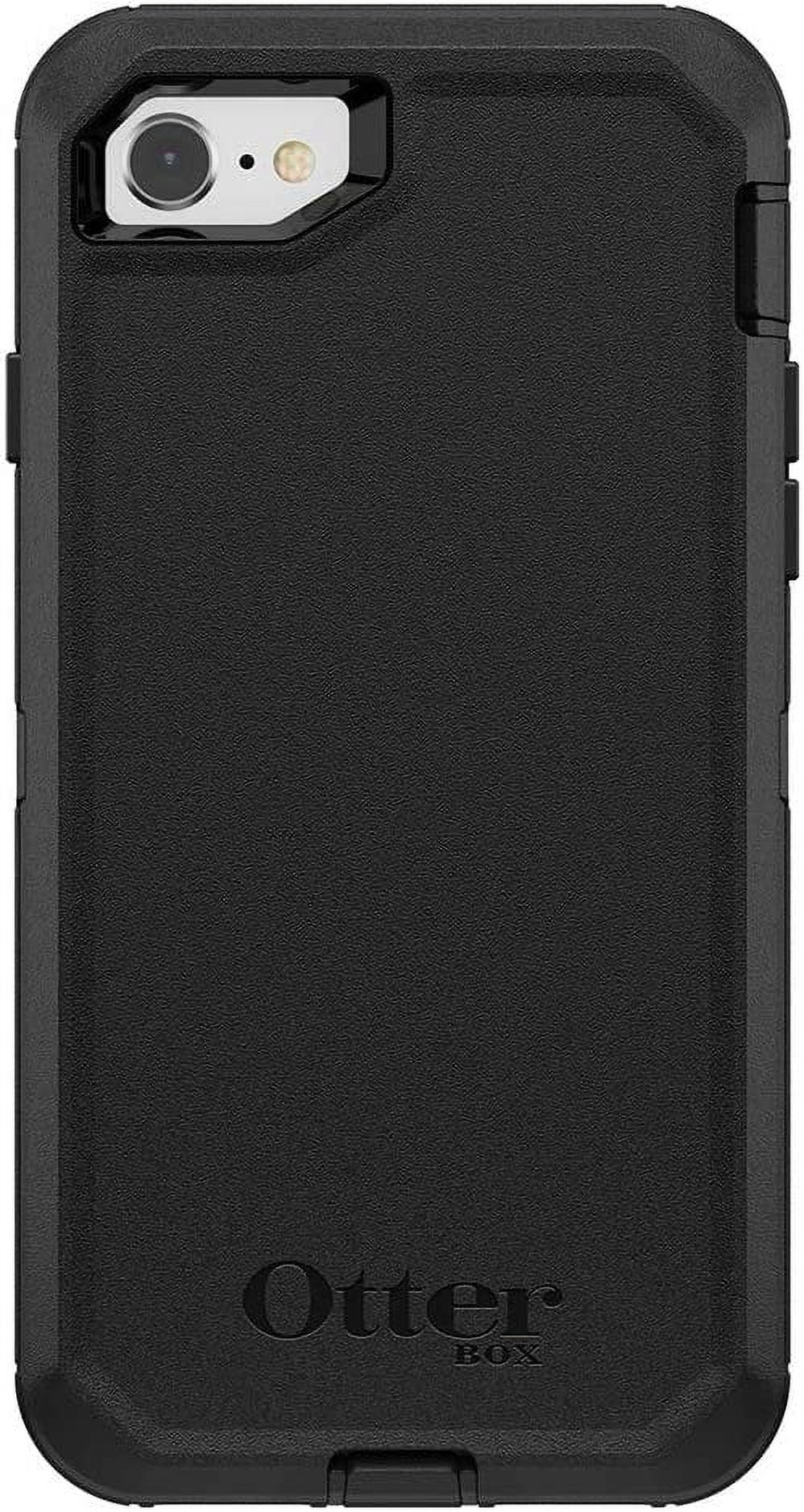 OtterBox DEFENDER SERIES Case for iPhone SE 3rd and 2nd gen and iPhone 8/7 - BLACK