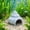 Blue, variant on Aquarium Cave House - Plastic Hideout Fish Tank Cave, Small Betta Fish House & Shrimp Hideaway, Aquarium Ornament for Terrarium