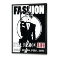 thumbnail image 3 of Designart 'Style Passion Life Fashion Woman II' Vintage Framed Canvas Wall Art Print, 3 of 5