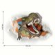 thumbnail image 1 of A 45 × 60CM 3D broken dinosaur wall stickers bedroom living room, 1 of 5