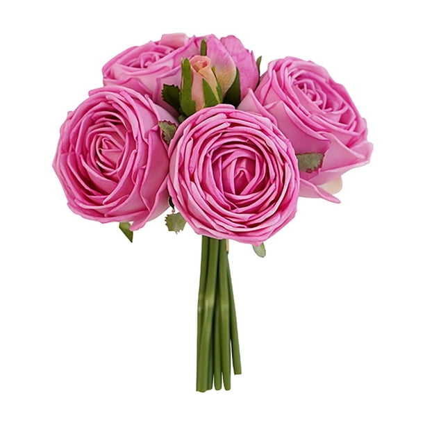 【Ramo De Novia De Rosas Hidratante De Mano De Simulación】 Textura De Flores Reales De Alta Gama | Accesorios Para Fotografía De Bodas + Decoración Del Hogar