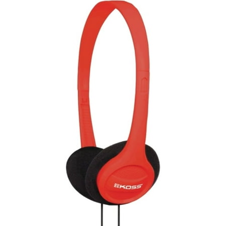 Koss KPH7R Koss KPH7 On-Ear Headphones - Stereo - Red - Wired - 32 Ohm - 80 Hz 18 kHz - Over-the-head - Binaural - Supra-aural - 4 ft
