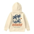 thumbnail image 5 of Tiijoy Toddler Girls Hawaii Hoodie Casual Graphic Hooded Pullover Sweatshirt, Sizes 3-4T, 5 of 5
