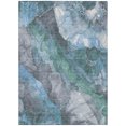 thumbnail image 2 of Addison Rugs Chantille Indoor/Outdoor Transitional Floral Blue Machine Washable Rectangle Rug, 9' x 12', 2 of 7