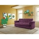 thumbnail image 1 of Sofá Cama de velvet Morado Makora Modelo Mercury Varias Posiciones, 1 of 6