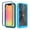 Blue, variant on for iPhone 14 Two-Layer Structure Transparent Case, Rugged Clear PC Back & TPU Bumper [Not Yellowing Technology] Full Body Protective Case for iPhone 14, Black