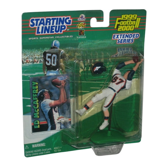 NFL Football Starting Lineup (1999-2000) Extended Series Ed Mccaffrey Figure