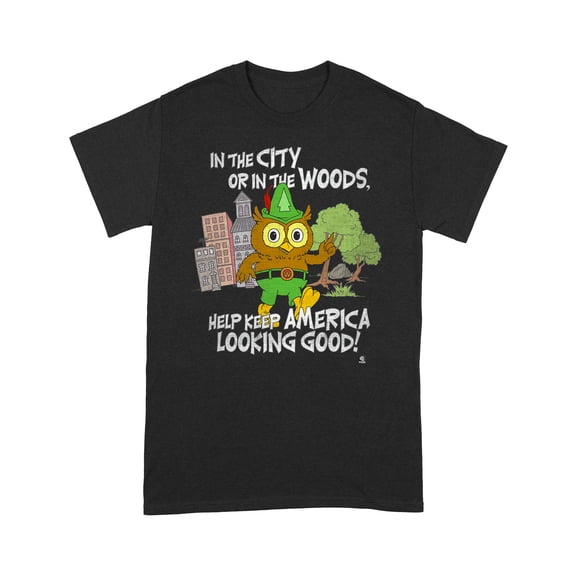 Woodsy Owl Help Keep America Looking Good Distressed T-Shirt