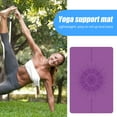 thumbnail image 4 of LJNYFDC Pilates Yoga Mat Rubber Yoga Mat Super Soft Thick Wear Resistant Non Fading Portable Mini Auxiliary Pad Slip Knee Cushion Mat for Yoga Practice, 4 of 6