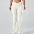 thumbnail image 7 of Zpanxa Yoga Pants Women, Women's Christmas Running Printing Elasticity Pants Workout Leggings Yoga Pants White M, 7 of 7