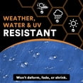 thumbnail image 2 of PrimeBeau Heavy Duty Blue Tarp 10x12 - 12 Mil, Tear & Fade Resistant, UV Safe, Weatherproof, Reinforced Corners, 2 of 5