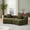 Green, variant on Sailvan Chenille Semi Circular Sofa Sectional, Curved Symmetrical Modular Couch with 2 Pillows for Living Room, Office, No Assembly Required Beige