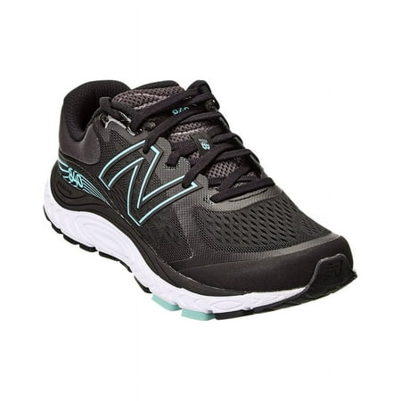 New Balance Women's 840 V5 Running Shoe, Black Storm Blue, Size 7