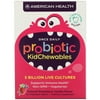 American Health Probiotic KidChewables Natural Strawberry Vanilla Flavor 5 Billion Live Cultures 30 Chewable Tablets Pack of 3