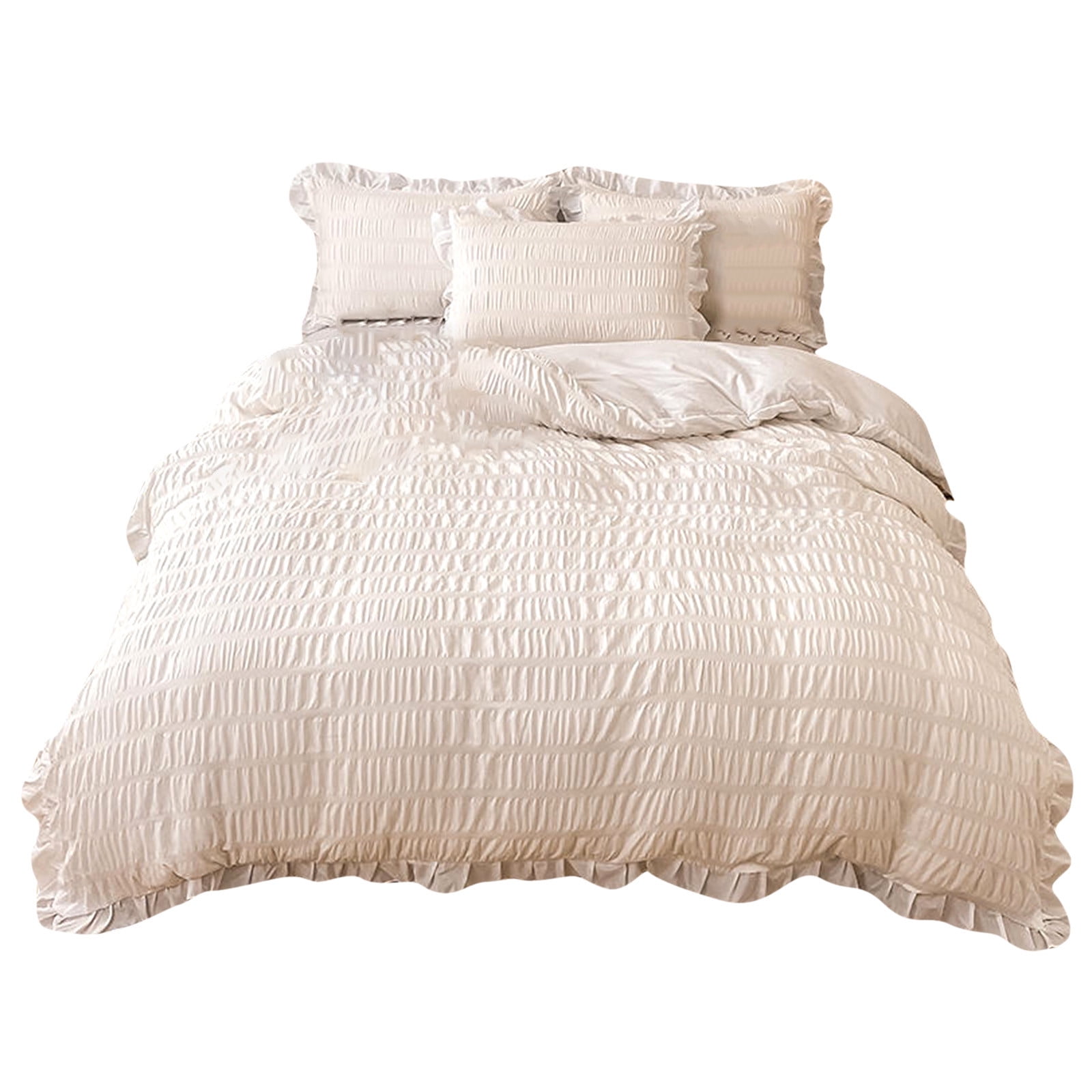 Peartso Flannelette 100% Polyester Cotton Duvet Quilt Cover Bed Set ...