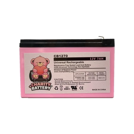 Altronix SMP5PMCTXPD4 12V 7Ah Replacement Alarm SLA battery by Charity Battery
