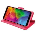 thumbnail image 3 of Cover for LG Q7, LG Q7+ PU Leather Wallet with Credit Card Holder Storage Folio Flip Pouch Stand Phone Case Fit LG Q7 / Q7+ [ Pink ], 3 of 4