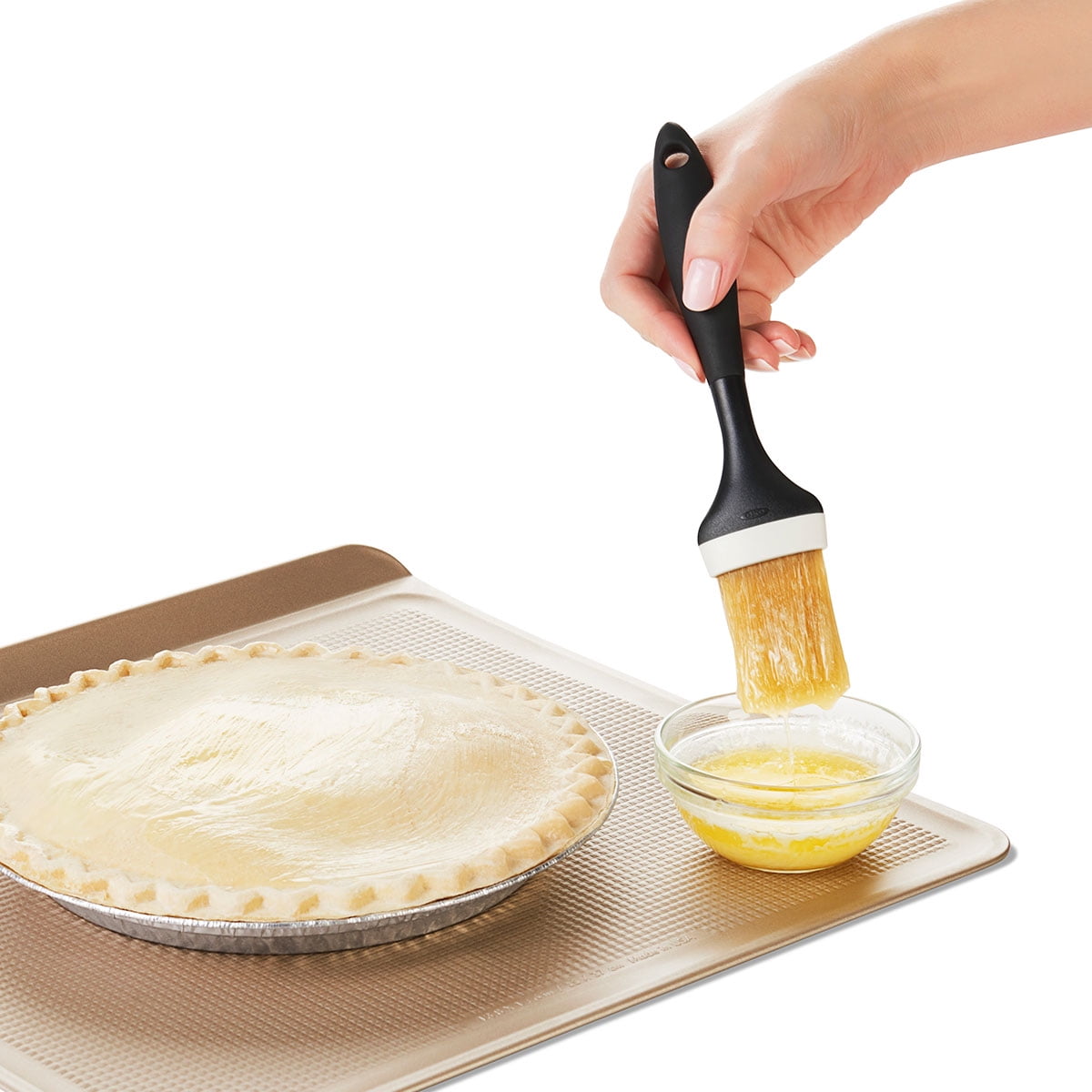 OXO SoftWorks 1.5-inch Natural Pastry Brush