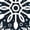 NAVY, variant on - Mickey Ears Snowflakes - Men's Long Sleeve Graphic T-Shirt