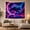 Energy Wolf, variant on Cosmic Wolf with Swirling Vortex of Glowing Energy Mystical Digital Art for Space Lovers Celestial Wall Art Halloween Gift Tapestry Wall Hanging for Bedroom, Living Room and Dorm