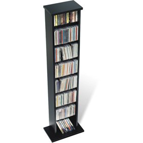 Atlantic Summit Adjustable Media Cabinet Holds 261cd 114dv 132