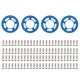 thumbnail image 1 of Anillo de repuesto para llanta de rueda Beadlock RC, 4 piezas, compatible con 110, 1 of 6