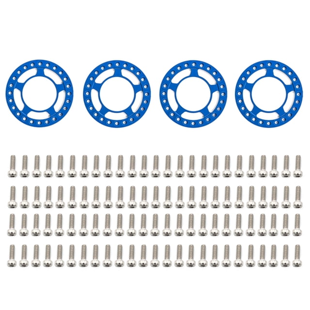 Labymos RC Beadlock Wheel Rim Replacement Ring 4PCS Compatible with 1/10 TRX4 SCX10 90046 90047