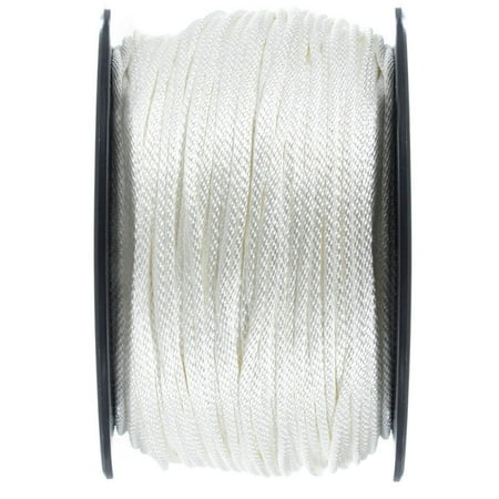 

Golberg Solid Braid Black or White Nylon Rope 1/8-inch 3/16-inch 1/4-inch 5/16-inch 3/8-inch 1/2-inch - Various Lengths