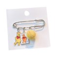 thumbnail image 1 of Broche exquisito y elegante, Pin de cintura de tamaño pequeño, decoración, accesorio de joyería para fiestas, escuela, oficina, uso diario, bola de piel de oso, 1 of 3