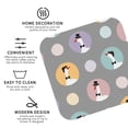 thumbnail image 3 of Naloa Cute Geese Coasters for Set of 4 - PU Leather Coasters, Coasters for Table Cup Tea Coffee Beer, Decorative for Kitchen Homedecor (Round), 3 of 6