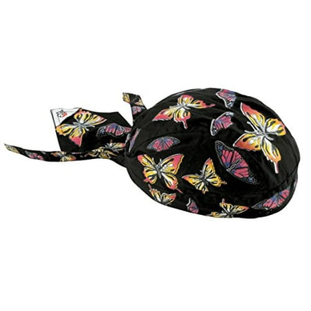Buy Caps and Hats Pink Ribbon Butterfly Flydanna Headwraps Womens Skull Cap Doo Rag Fun Cotton (Colorful