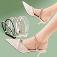 thumbnail image 5 of Hesxuno Elastic Heel Straps for High Heels,Shiny Shoe Laces for Heels, Detachable Shoe Strap Belt Band for Holding Loose High Heels Elastic High Heels Shoe Straps Replacement Ankle Straps for Heels, 5 of 7