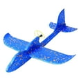 thumbnail image 2 of Juguetes de avión, avión de espuma para lanzar, planeadores de espuma de 2 modos, regalos de cumpleaños para y niñas, juguetes de juegos Azul Hugo Juguetes de avión, 2 of 8