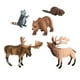 thumbnail image 2 of 5 piezas de animales , figuras de animales en miniatura, juego de figuras de animales salvajes, juguete para decoración de regalo de Pascua, 2 of 9