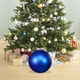 thumbnail image 4 of Matte Ornament Shatterproof Proof Plastic Drilled Cap With Floral Christmas Ornaments For Tree Decor, 4 of 6