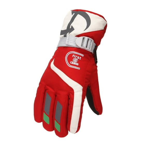 IROINNID Thermal Gloves for Men and Women Snowboarding Gloves Gloves Warm Ski Gloves Winter Windproof And waterproof Gloves,Red