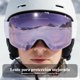 thumbnail image 2 of Abbraccia Gafas de invierno, gafas de esquí antivaho de alta definición para adultos, transpirables, compatibles con miopía, unisex, 2 of 6